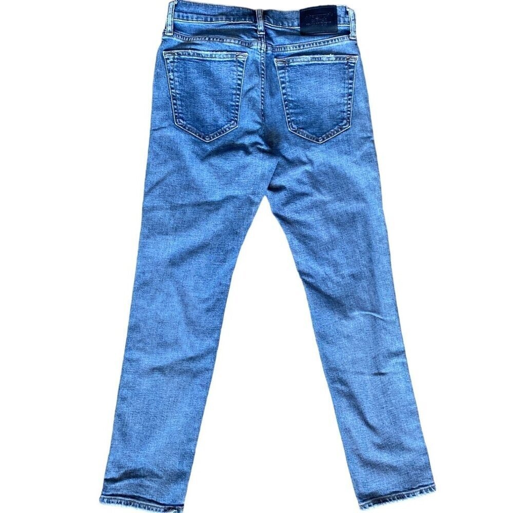 Abercrombie & Fitch blue denim jeans skinny stretch  women 28X28‎ - Picture 3 of 8